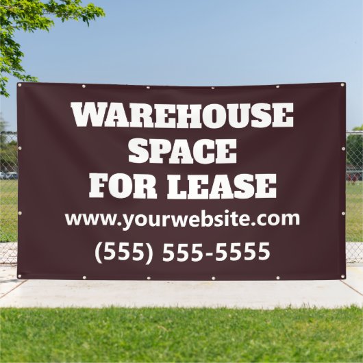 Custom Warehouse Space Lease Banner 横断幕 (外側)