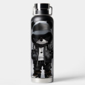 Custom Water Bottle Style: Bouteille isolée sous v ウォーターボトル (背面)