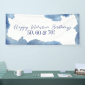 Custom  WaterColor Banner 横断幕 (トレードショー)