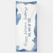 Custom  WaterColor Banner 横断幕 (縦)