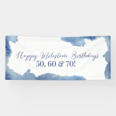 Custom  WaterColor Banner 横断幕 (横)