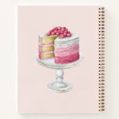 Custom Watercolor Cook's Kitchen Oven Recipe ノートブック (裏面)