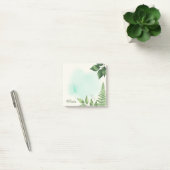 Custom Watercolor Fern Botanical Sticky Notes ポストイット (オフィス)