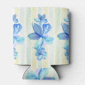 Custom Watercolor Floral 缶クーラー (裏面)