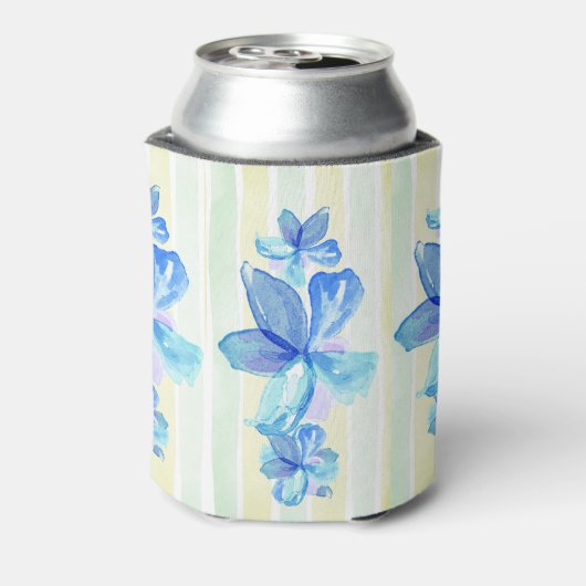 Custom Watercolor Floral 缶クーラー (缶裏面)