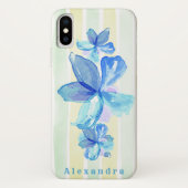 Custom Watercolor Floral Case-Mate iPhoneケース (裏面)