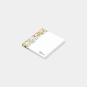 Custom Watercolor Jungle Animals Sticky Notes ポストイット (アングル)
