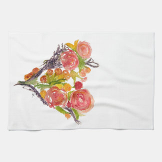 Custom Watercolor Kitchen Towels キッチンタオル