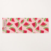 Custom Watermelon Slice Pattern ヨガマット (正面(横))