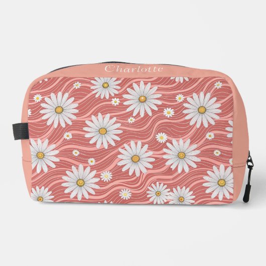Custom Wavy Pink Daisies ドップキット (正面)