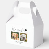 Custom we do too pet wedding フェイバーボックス (裏面)