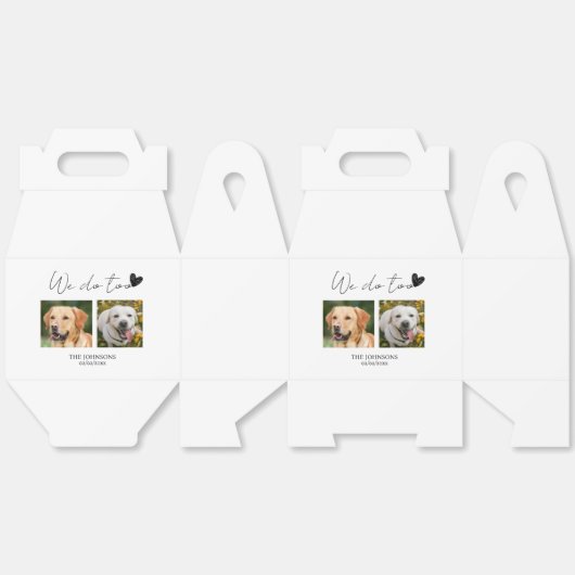 Custom we do too pet wedding フェイバーボックス (見開き)