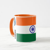 Custom We Love India Personalized Heritage Mug マグカップ (正面左)