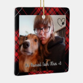 Custom We Rescued Each Other Chirstmas  セラミックオーナメント (右)