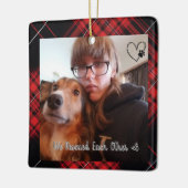 Custom We Rescued Each Other Chirstmas  セラミックオーナメント (左)