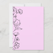 Custom Wedding Announcement – Save the Date Card セーブザデート (裏面)