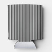 Custom Wedding Classic Black & White Stripe  缶クーラー (裏面)