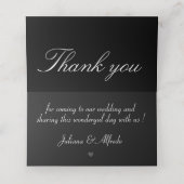 Custom Wedding/Event Name Placeholders プレイスカード (内部開封)