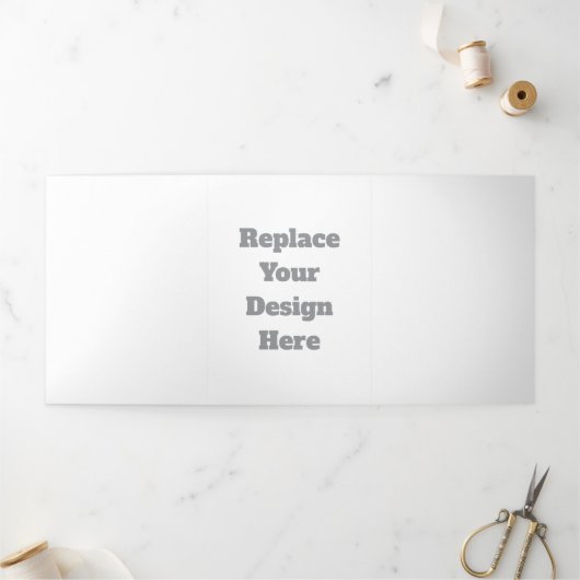  Custom Wedding Gift – Create Your Own Personalize 三つ折り招待状 (外部)