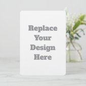  Custom Wedding Gift – Create Your Own Personalize 招待状 (スタンド正面)
