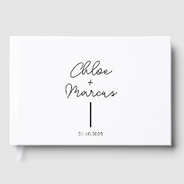 Custom Wedding Guest Book , Luxury Sand Colour ,  ゲストブック