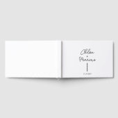 Custom Wedding Guest Book , Luxury Sand Colour ,  ゲストブック (全面)