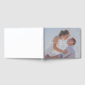 Custom Wedding Guest Book with Photo ゲストブック (全面)