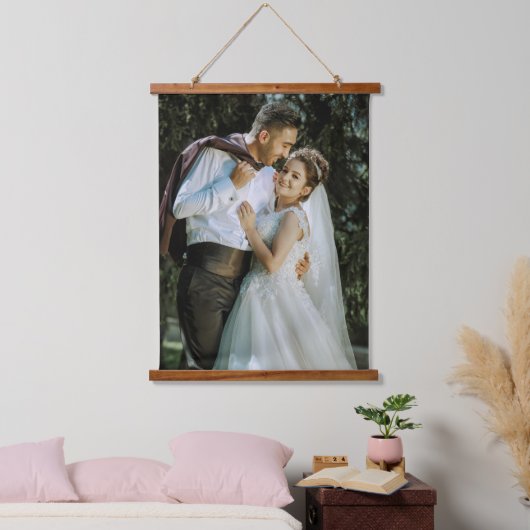 Custom Wedding Image Hanging Tapestry For Keepsake 吊り下げ型タペストリー (寝室)