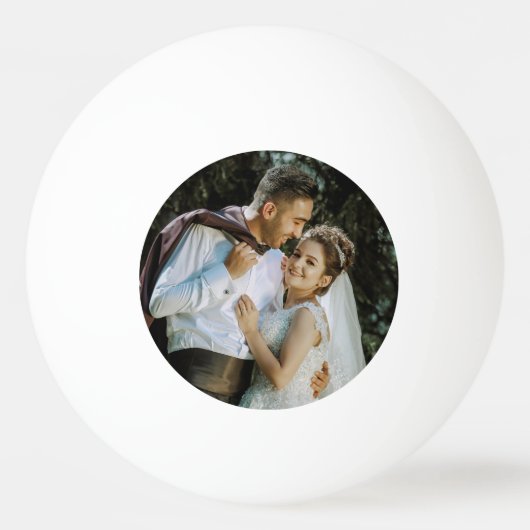 Custom Wedding Image Personalized Ping Pong Ball 卓球ボール (正面)