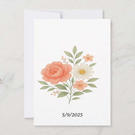 Custom Wedding Invitation Cards | Personalized  招待状 (裏面)