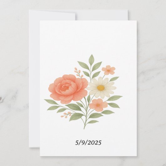 Custom Wedding Invitation Cards | Personalized 招待状 (裏面)