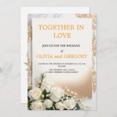 Custom Wedding Invitation Cards | Personalized 招待状 (正面/裏面)