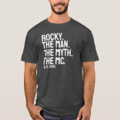 Custom Wedding Name And Date Master Of Ceremonies Tシャツ (正面)