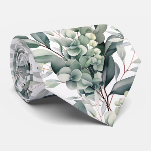 Custom Wedding Name on Back of Neck Tie ネクタイ (ロール)