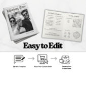 Custom Wedding Newspaper - Fun Guest Activity Book 招待状