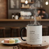 Custom Wedding Officiant Gift Hilarious Definition マグカップ