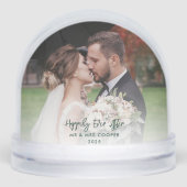 Custom Wedding Photo Happily Ever Christmas (正面)