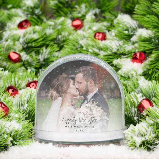 Custom Wedding Photo Happily Ever Christmas (クリスマス)