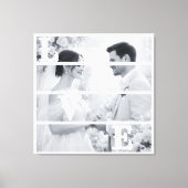 Custom Wedding Photo "LOVE" キャンバスプリント (正面)
