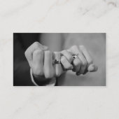 Custom Wedding Photography Minimalist Professional 名刺 (正面)