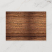 Custom wedding placeholder cards プレイスカード (裏面)
