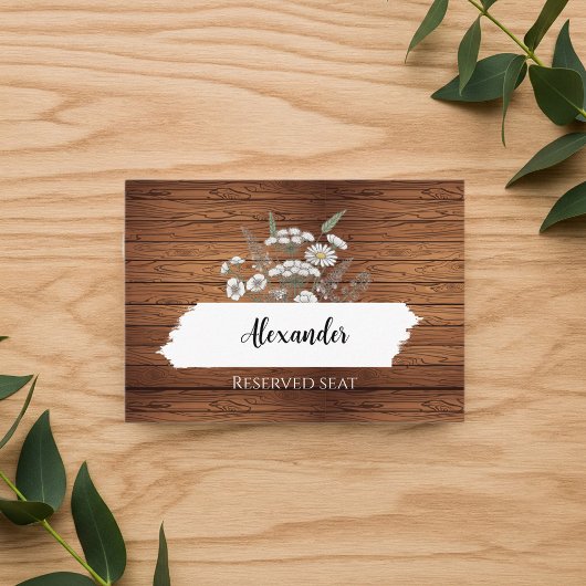 Custom wedding placeholder cards プレイスカード