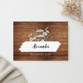 Custom wedding placeholder cards プレイスカード