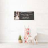 Custom Wedding Reception 横断幕 (インサイチュ)