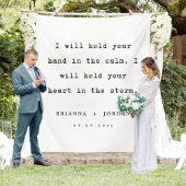 Custom Wedding Reception Love Quote Wedding  タペストリー