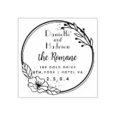 Custom Wedding Stamp ラバースタンプ (インプリント)