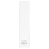 Custom Wedding Table Runner, Fabric Welcome Banner ショートテーブルランナー (正面)