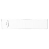 Custom Wedding Table Runner Sign Fabric Last Name  ショートテーブルランナー (横)