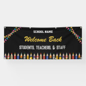 custom welcome back to school 2025 横断幕 (横)