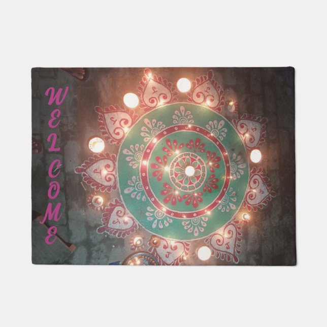 Custom welcome design  ドアマット (正面)